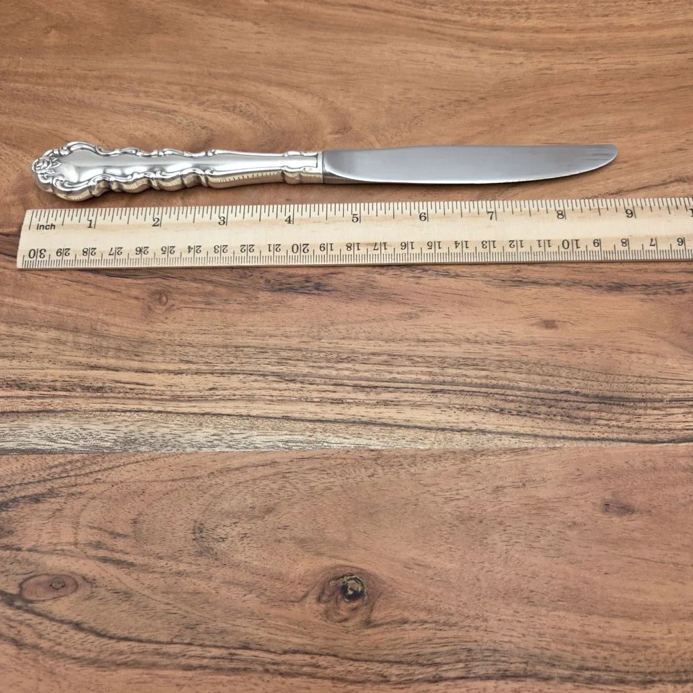 Set Of 5 Oneida Community Beethoven Silverplate Dinner Knives Betty Crocker